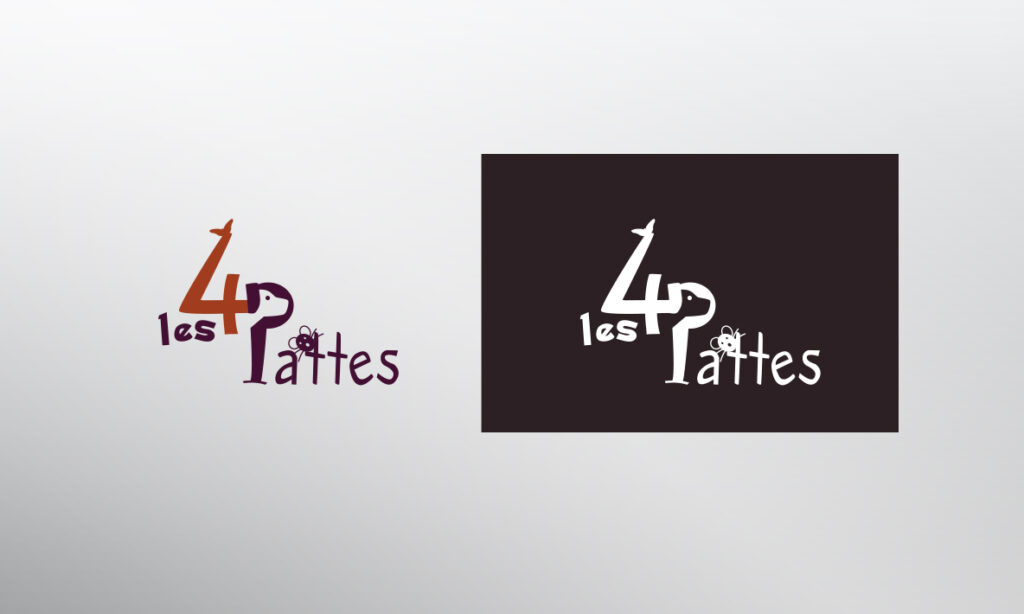 logotype & Site internet gardiennage d'animaux